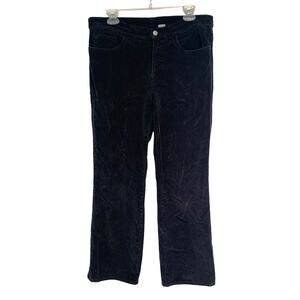 Sonoma Life+Style Black Corduroy Stretch Bootcut Pants Size 10 Short